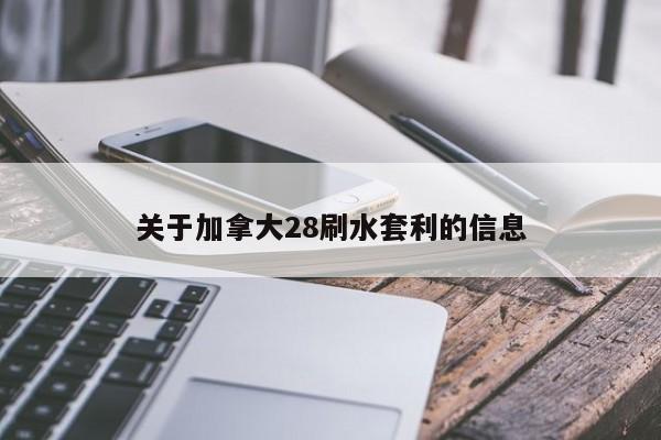 关于加拿大28刷水套利的信息